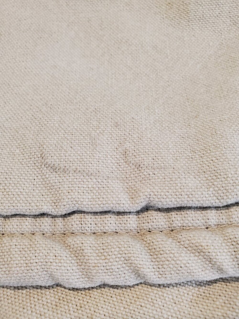 LL BEAN Vintage Barn Coat Field Jacket Womens Khaki/Stone Corduroy/Sherpa Collar - Picture 12 of 12